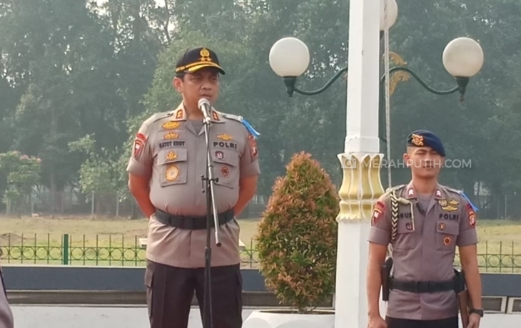 Apel Mantab Brata di halaman gedung DPR, Selasa (29/10). (Foto: MP/Kanugrahan)