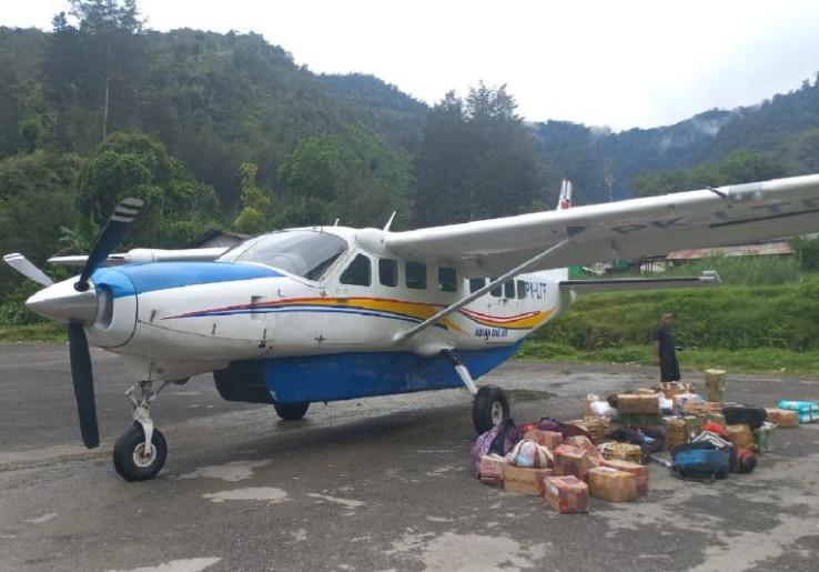 KKB Papua Tembak Pesawat Asean Air saat Mendarat di Beoga