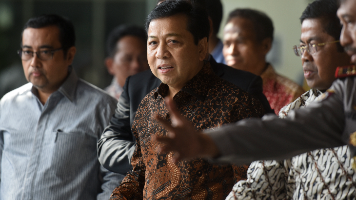 Curhatan Setnov Usai Ditetapkan Jadi Tersangka