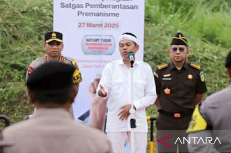 Gubernur Dedi Pimpin Apel Satgas Anti Premanisme, Lindungi Warga dan Kawasan Industri