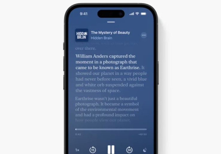 Apple Podcasts Bisa Hasilkan Transkrip di iOS 17.4