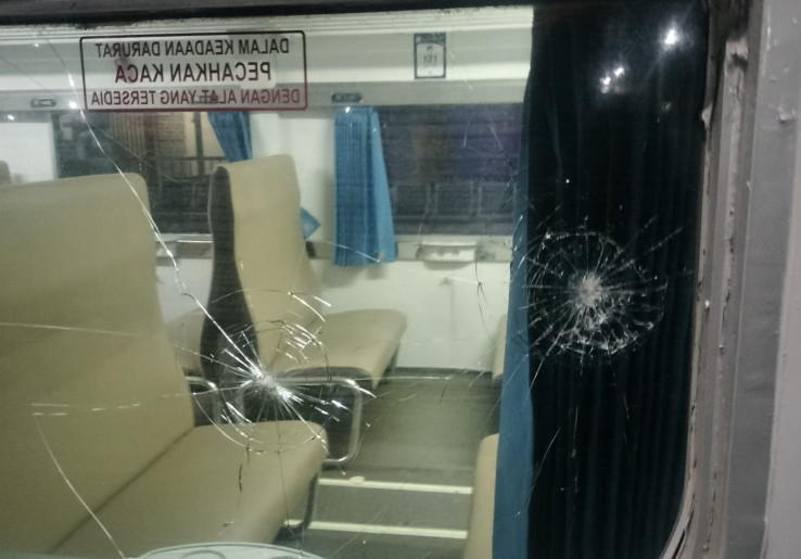 KAI Kecam Pelemparan Batu ke KA Pasundan, Pelaku Terancam Hukuman Seumur Hidup