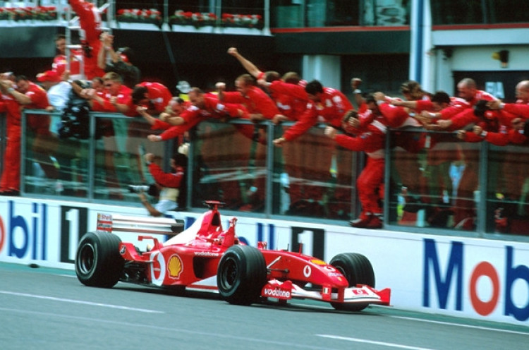Mobil Ferrari F1 Eks Michael Schumacher Terjual Rp 235 Miliar