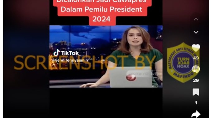[HOAKS atau FAKTA]: Jokowi Maju Jadi Cawapres di Pemilu 2024