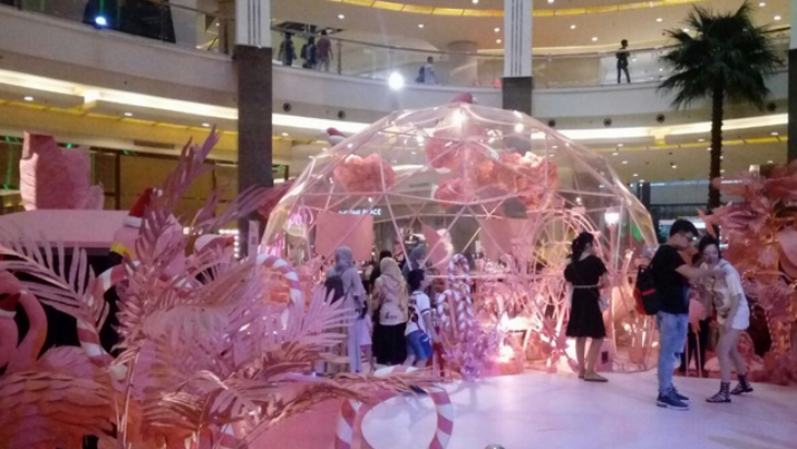 Uniknya Dekorasi Natal di Mall Jakarta