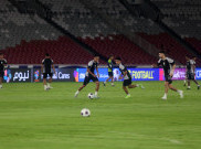 Latihan Timnas Indonesia Jelang Laga Lawan Arab Saudi di Stadion GBK