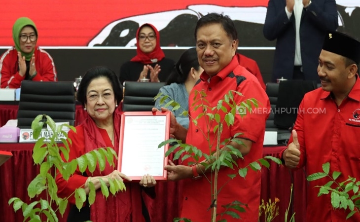  PDIP Resmi Usung Olly Dondokambey-Steven Kandouw di Pilgub Sulut