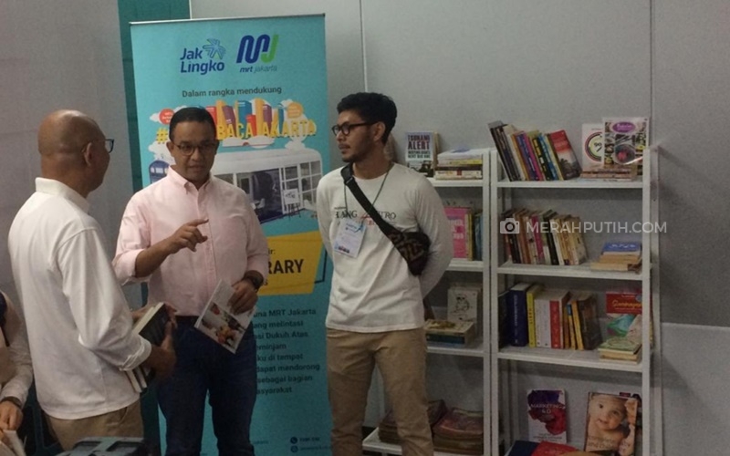  Kampanye Ruang Baca, Anies Berharap Warga DKI Gemar Baca Buku