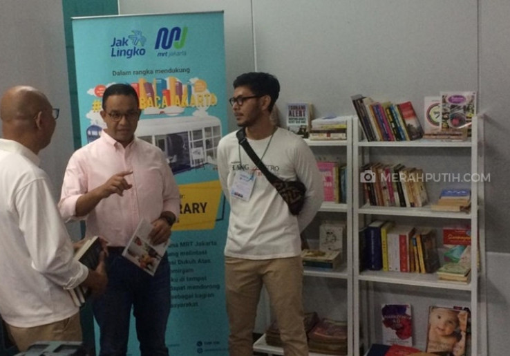  Kampanye Ruang Baca, Anies Berharap Warga DKI Gemar Baca Buku