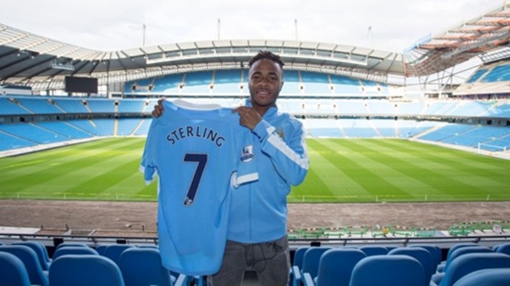 Pemain sayap Manchester City, Raheem Sterling. (Foto: mcfc.com)
