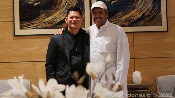 Raja Sapta Oktohari dan Sheikh Ahmed Diskusikan Peran Indonesia dalam Olympic Movement