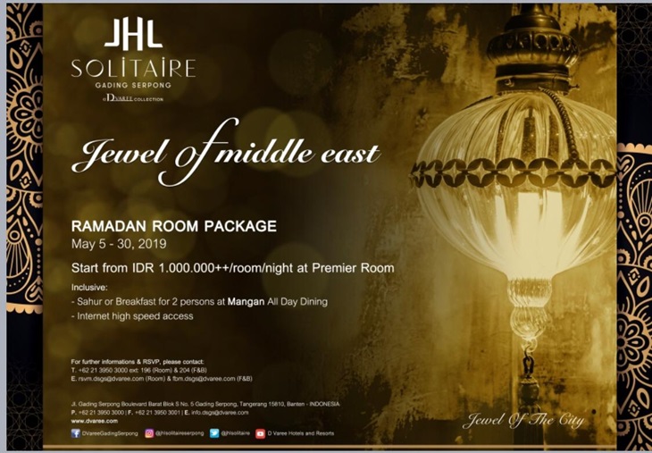 Promo kamar premier room di JHL Solitaire