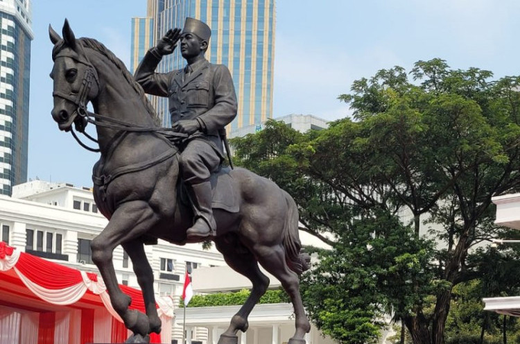Resmikan Patung Bung Karno, Ini Kata Megawati dan Prabowo