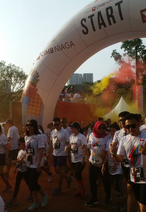 the color run