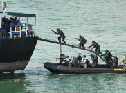 Selama Ada WNI Diobservasi di Pulau Sebaru, Kopaska Terus Patroli Siang-Malam