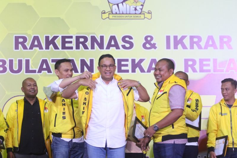 Golkar Anggap Relawan Go Anies sebagai Kader Pembangkang