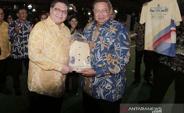 Ditemui Airlangga, SBY Bakal Dukung Pemerintahan Jokowi?