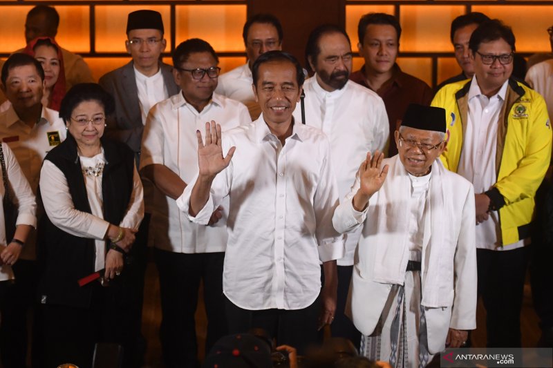 Ditetapkan Jadi Presiden, Jokowi Ajak Prabowo-Sandi Bersama Bangun Indonesia