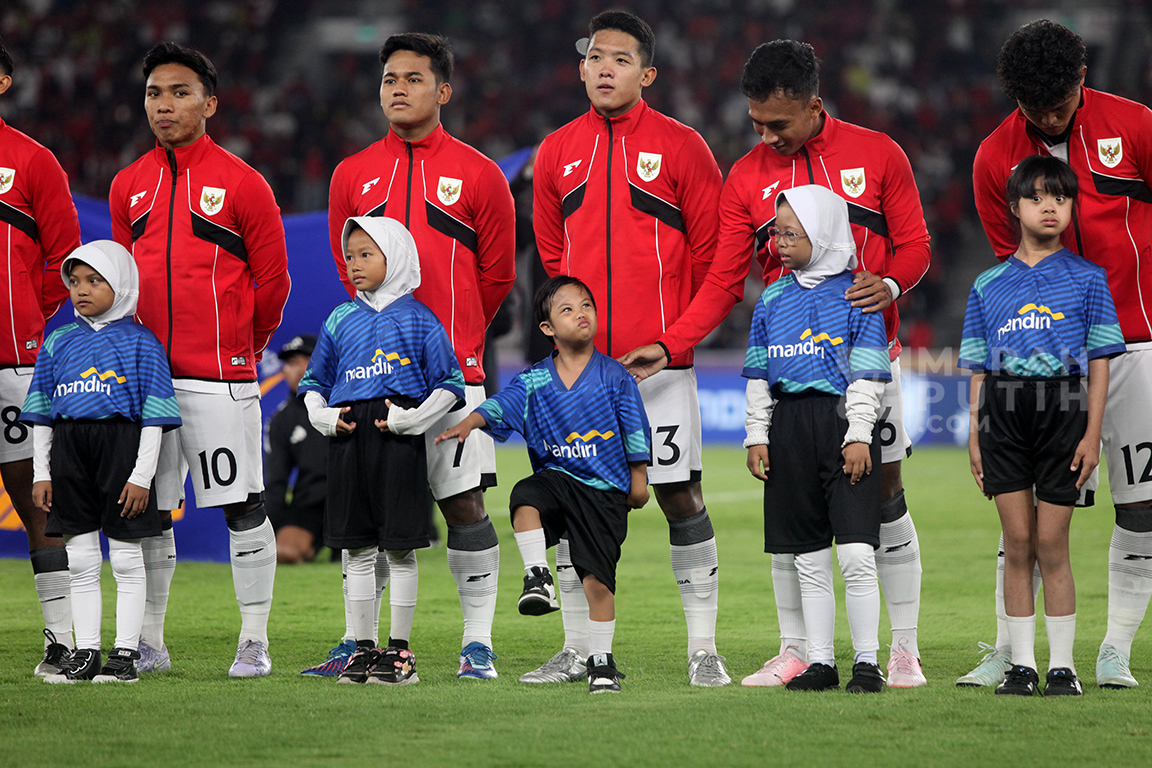 Wajah Bahagia Anak-anak Player Escort Piala AFF 2025 Dampingi Timnas Indonesia U-23
