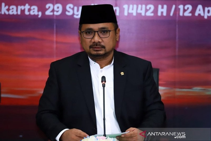 Menteri Agama Yaqut Cholil Qoumas. ANTARA/HO-Humas Kemenag/am.