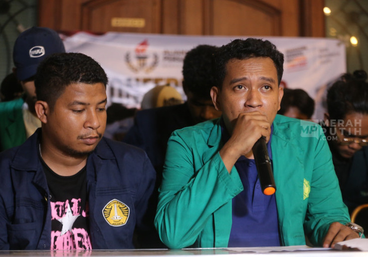 Mahasiswa Aliansi BEM Persatuan Se-Jakarta Raya Beri Respon Aksi Demo AMPB Pati 