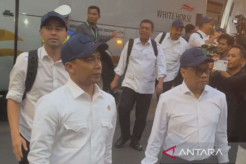 Semua Jajaran Kabinet Merah Putih Sudah Kumpul di Akademi Militer Magelang
