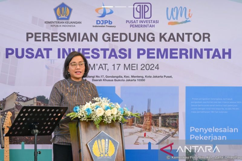 Sri Mulyani Resmikan Gedung Anyar Pusat Investasi Pemerintah