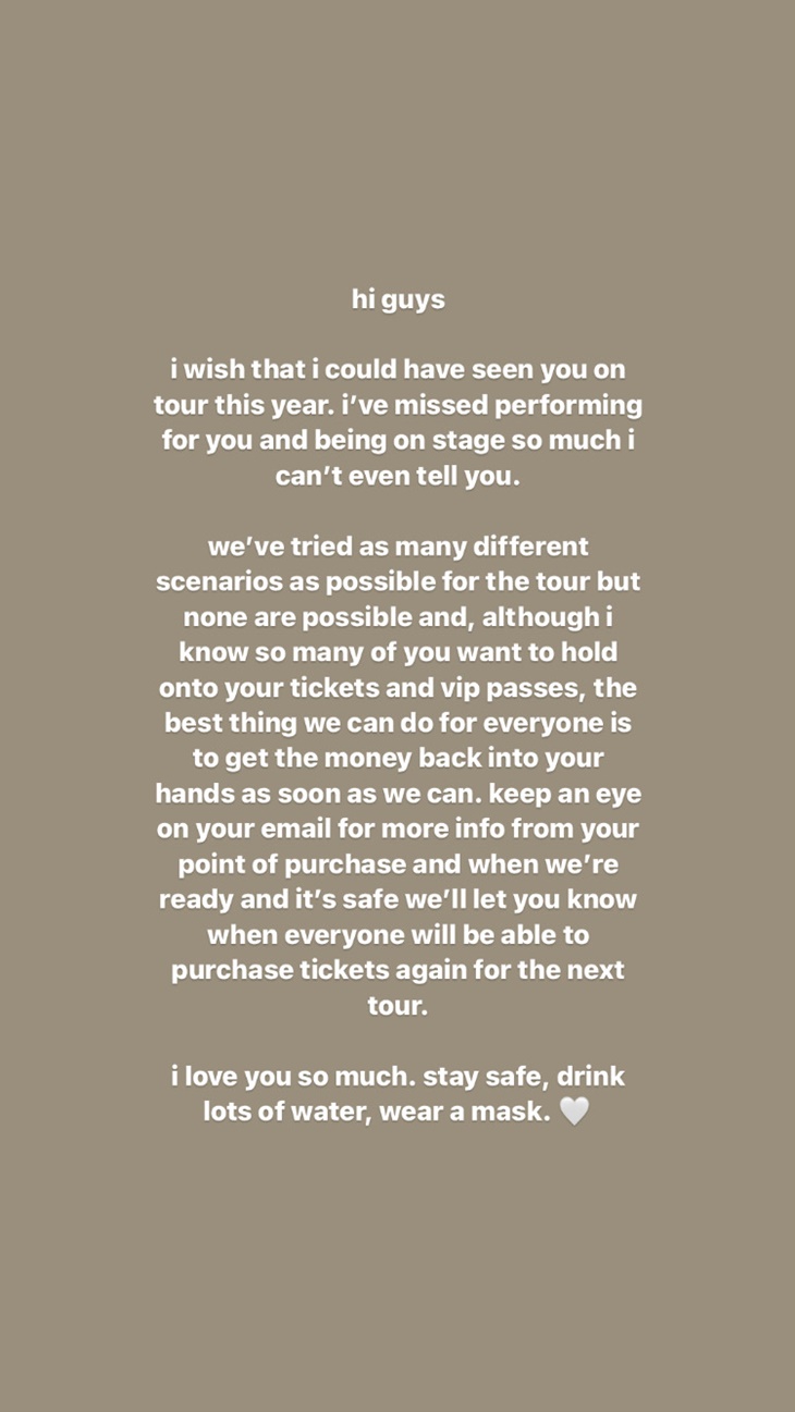 Billie Eilish Batalkan Tur Dunianya