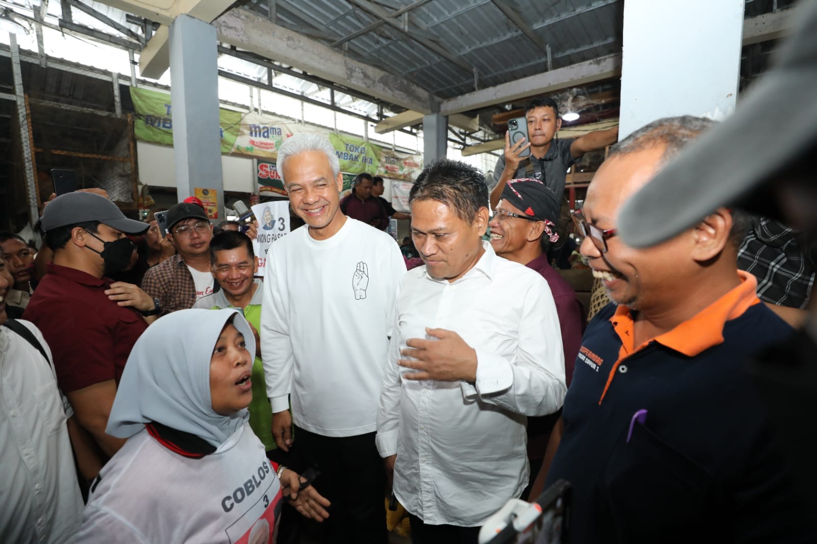 Ganjar Serap Aspirasi dan Mediasi Pedagang Pasar Induk Magetan