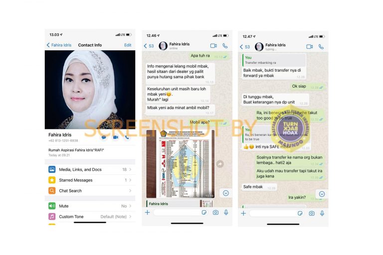 Tangkapan layar hoaks terkait Fahira Idris. (Foto: Mafindo).