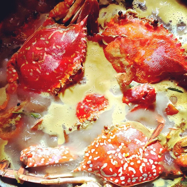 Singang kepiting. (Foto: instagram.com/wieastriani)