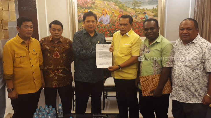 Ini Alasan DPD I Golkar Papua Dukung Airlangga Gantikan Setya Novanto