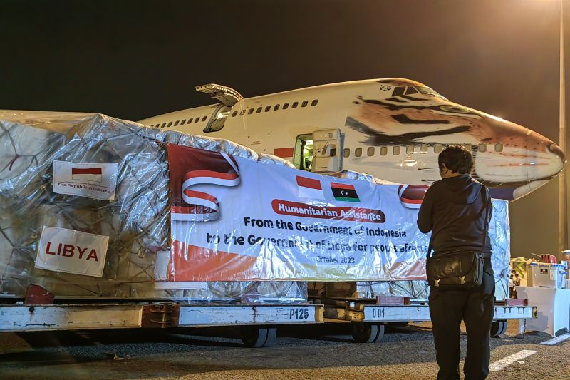 Pemerintah Mengirimkan 46 Ton Bantuan Kemanusiaan ke Libya