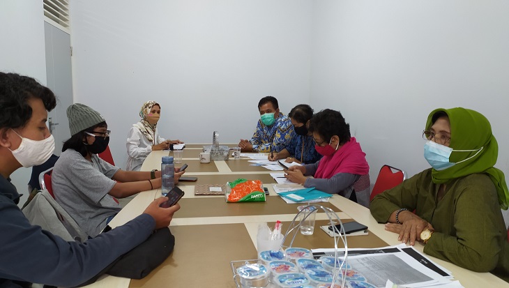 AMMPY saat melaporkan dugaan pungli pada Ombudsman RI wilayah DIY, Senin (24/08)