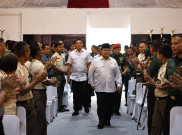Halalbihalal dengan Pegawai Kemenhan, Prabowo Singgung Pentingnya Pertahanan Indonesia yang Kuat