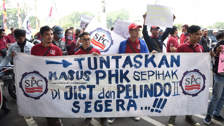 Unjuk Rasa ke Disnaker DKI, FPPI Minta Tuntaskan Kasus PHK Sepihak