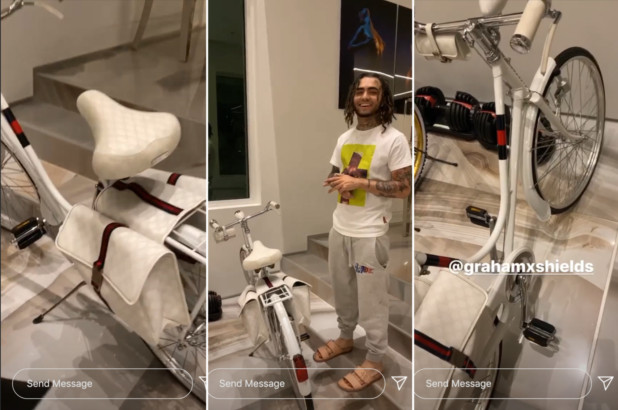 Sepeda Lil Pump. (Foto Page Six)