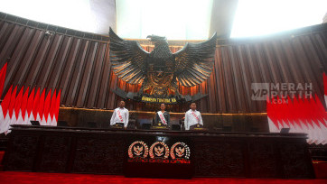 Gladi Kotor Sidang Tahunan MPR dan Pidato Presiden Prabowo Subianto di Gedung DPR