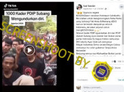 [HOAKS atau FAKTA]: 1.000 Kader PDIP Mundur karena Batal Usung Anies di Pilkada