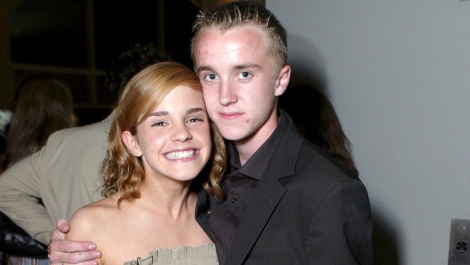 Emma Watson dan Tom Felton. (Foto Marie Claire)