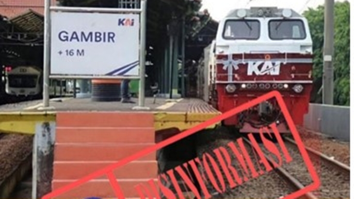 [HOAKS atau FAKTA]: Stasiun Gambir Resmi Hentikan Layanan Kereta Jarak Jauh