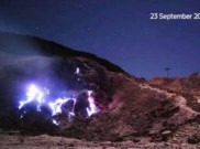 Ada Fenomena Blue Fire di Gunung Papandayan, Badan Geologi Ingatkan Ancaman Bahaya