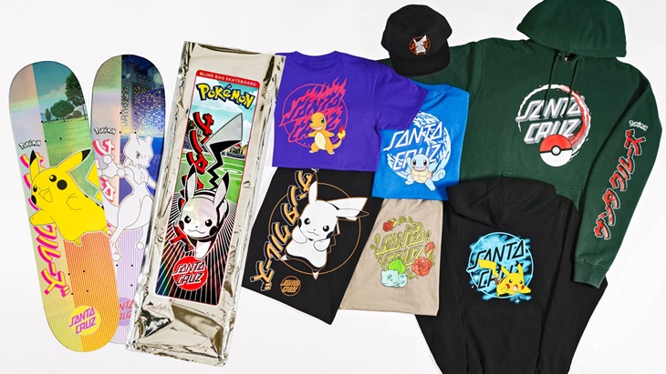 Mystery Bag Skateboard Santa Cruz x Pokemon jadi Ladang Besar Pasar Resale