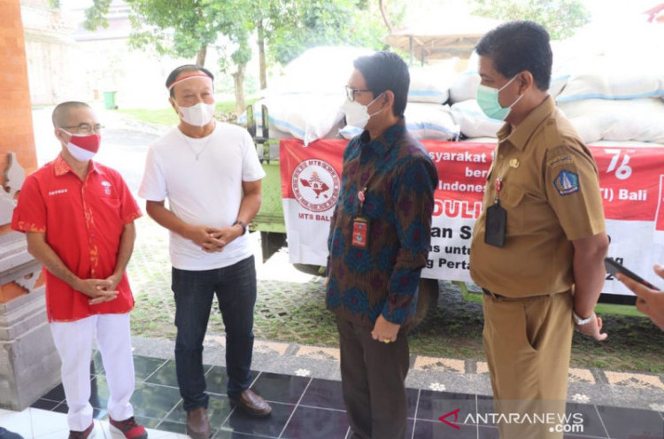 Perhimpunan INTI Bali Salurkan Bantuan 5 Ton Beras untuk Masyarakat Badung