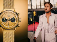 Gaya Ryan Gosling Pakai TAG Heuer Carrera Chronograph Yellow Gold di BAFTA 2024