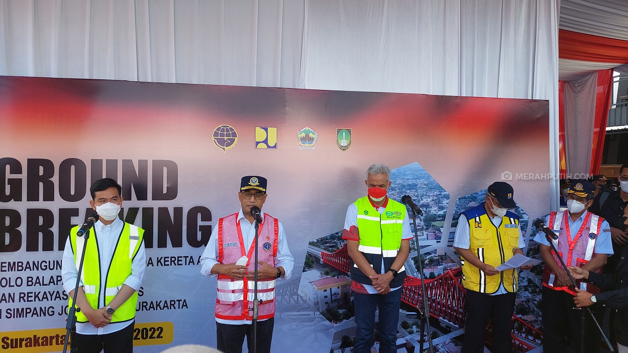 Harapan Menhub Budi setelah Groundbreaking Proyek Elevated Rail dan Jalur Ganda di Solo