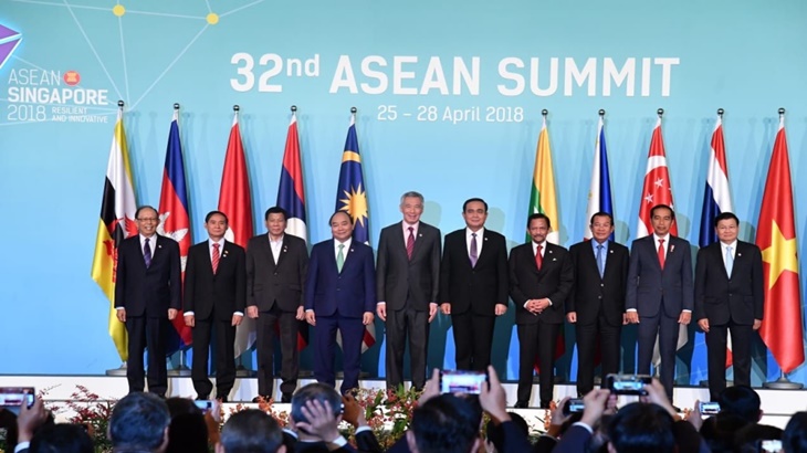 Para Pemimpin Negara ASEAN di Singapura