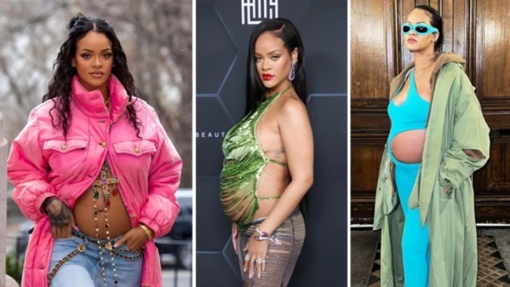 Busana Hamil Ala Rihanna, Tampil Epik Tiap Pekan