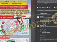 [HOAKS atau FAKTA] : Mata Uang BRICS Sudah Rilis, Ada Gambar Bendera Indonesia