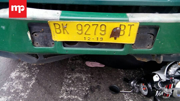 Polisi Amankan Supir Truk Maut Yang Tabrak Pengendara Motor 